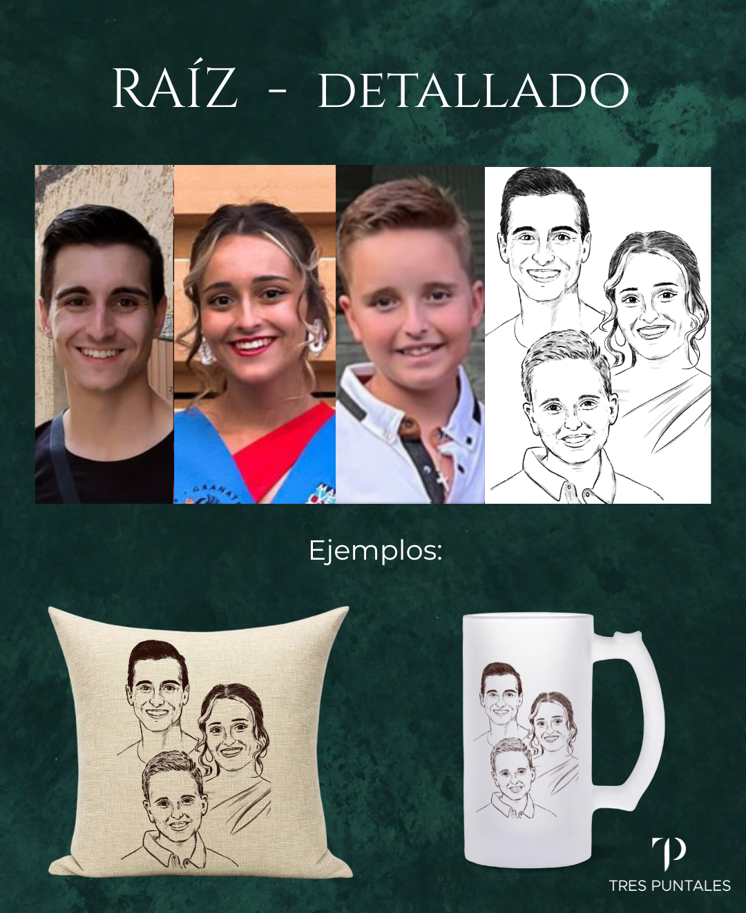 DETALLADO - RAÍZ - Diseño Personalizado