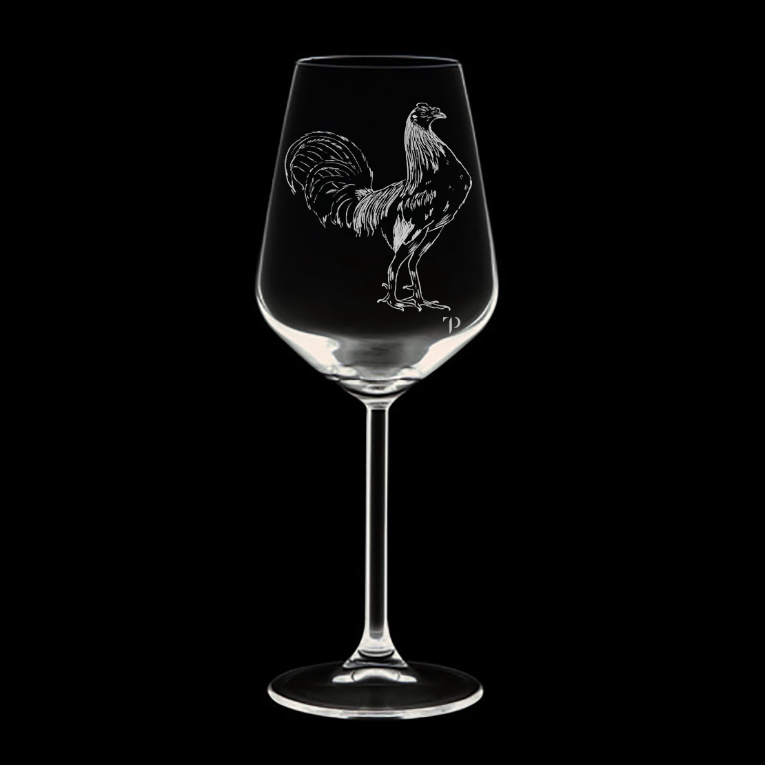 Gallo - Copa de vidrio