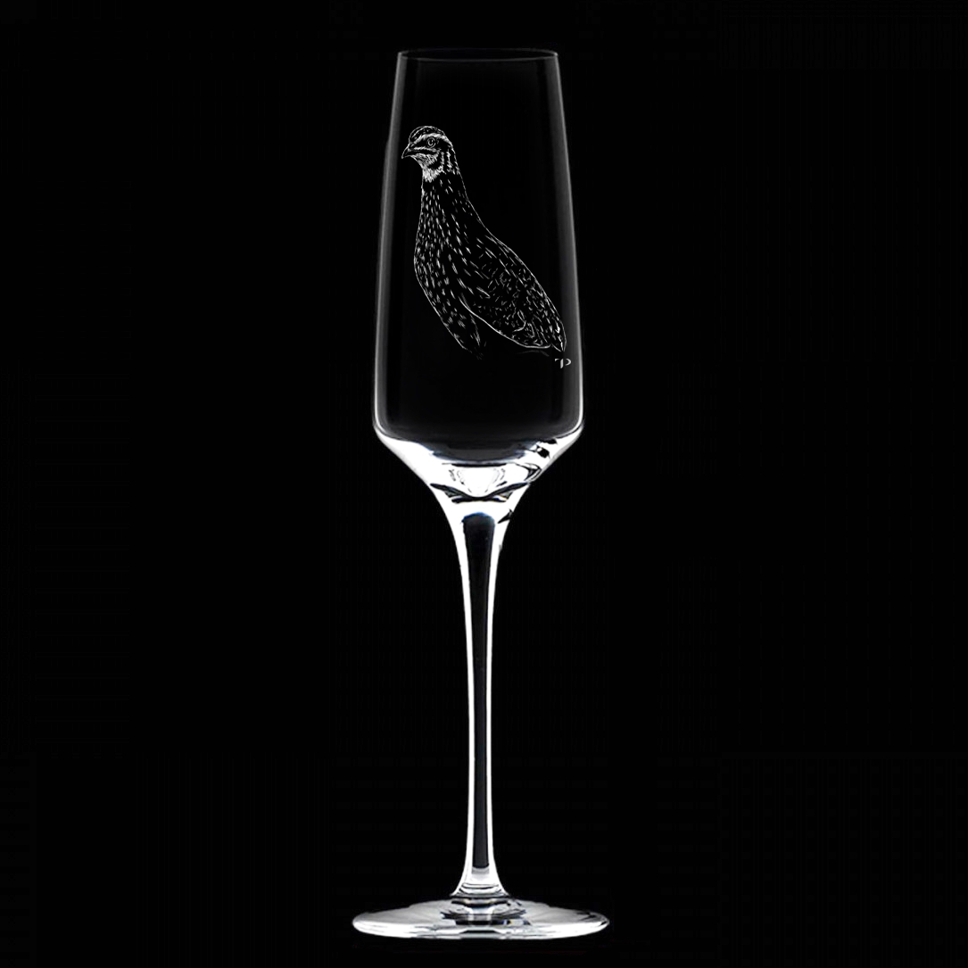 Codorniz - Copa de vidrio
