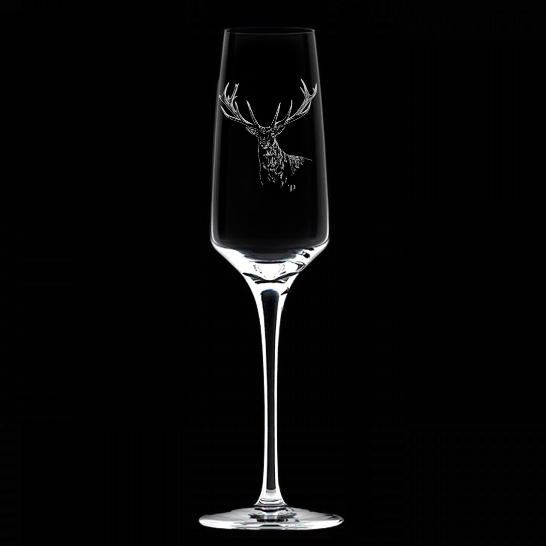 Venado N.2 - Copa de vidrio