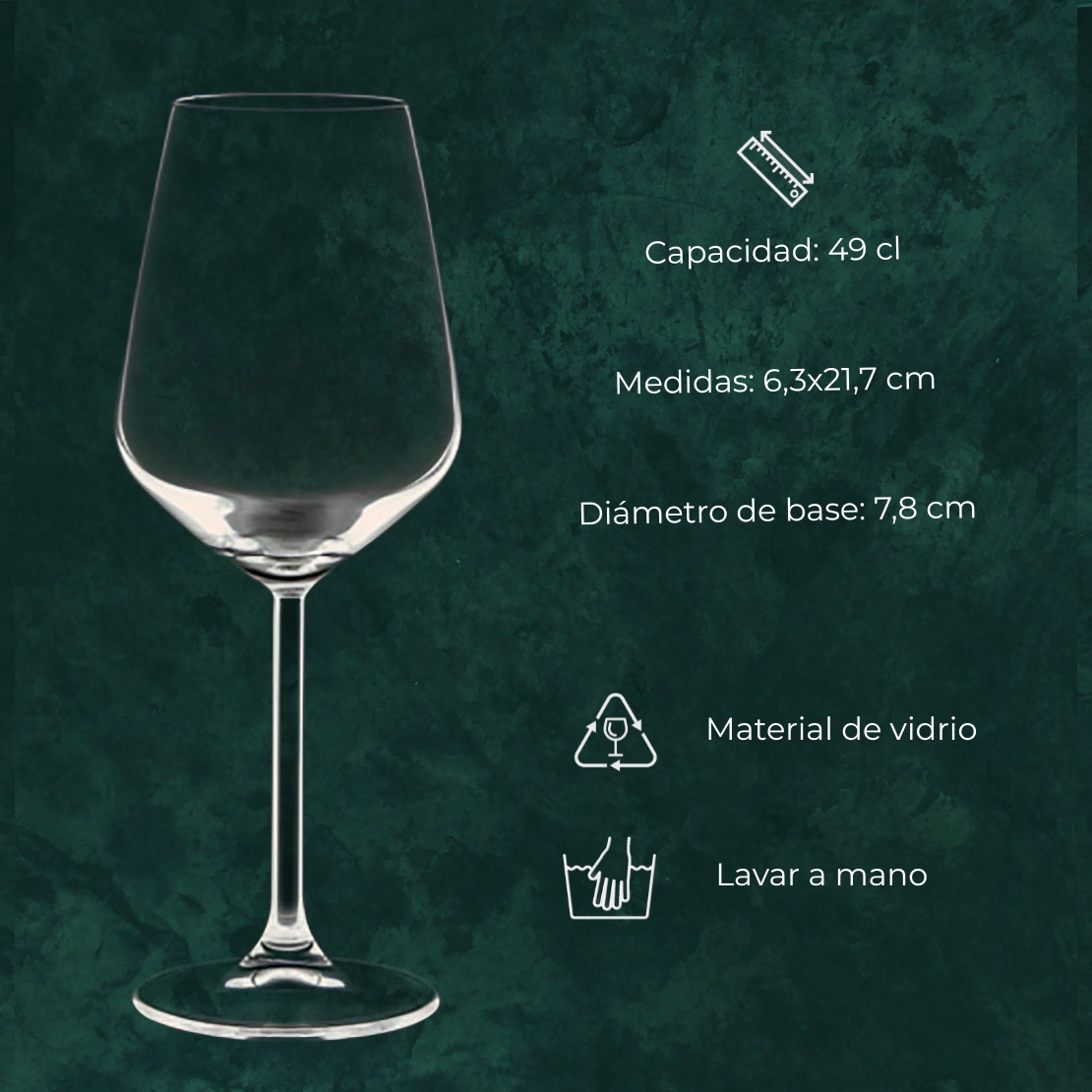 Abeja - Copa de vidrio