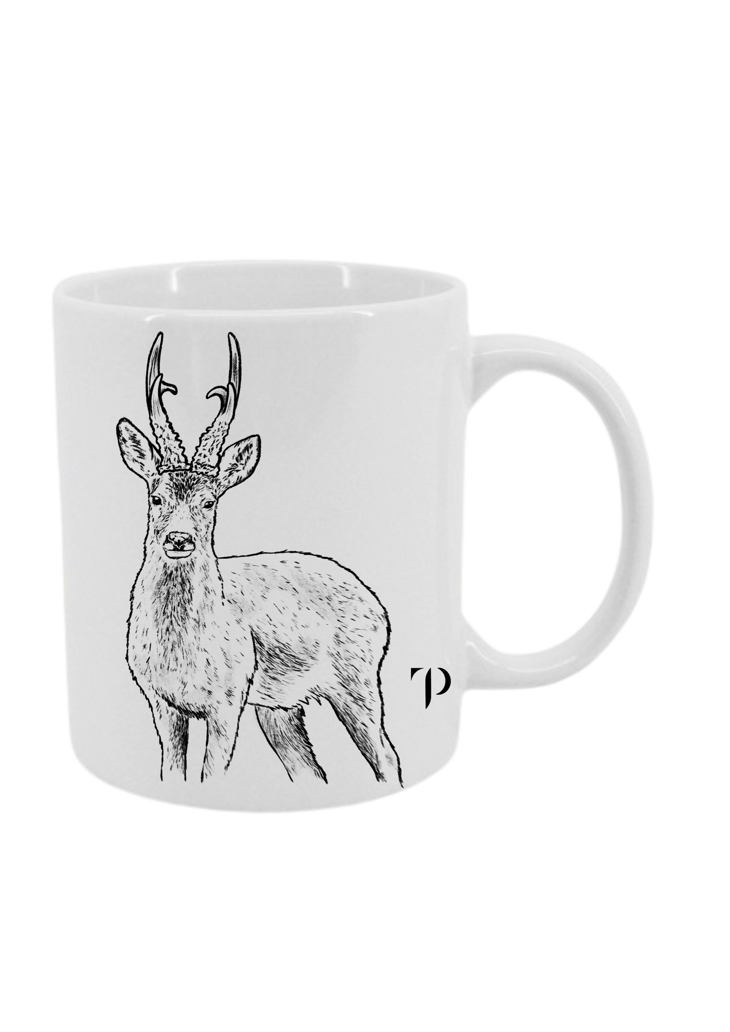 Corzo Cuerpo Entero B/N - Taza