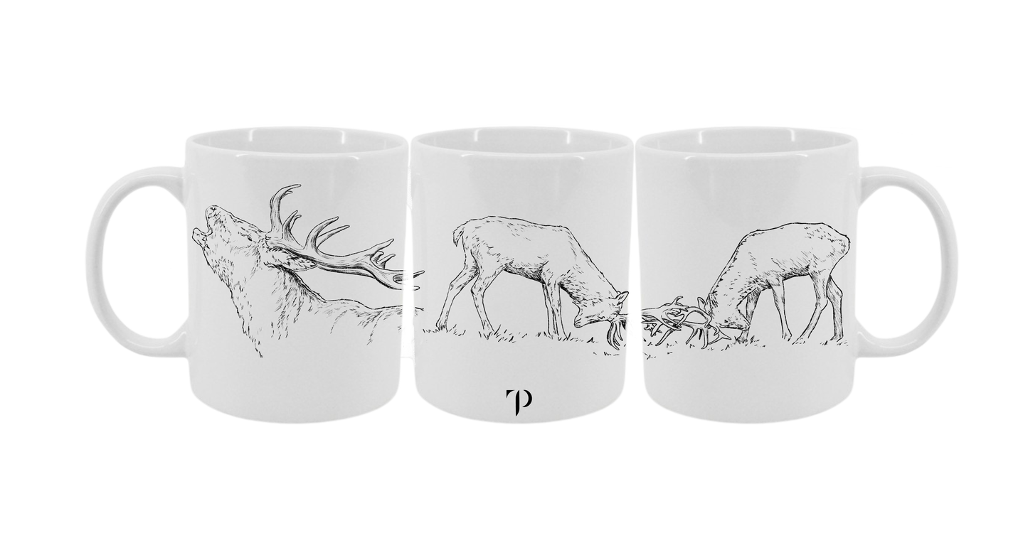 Escena Berrea B/N - Taza