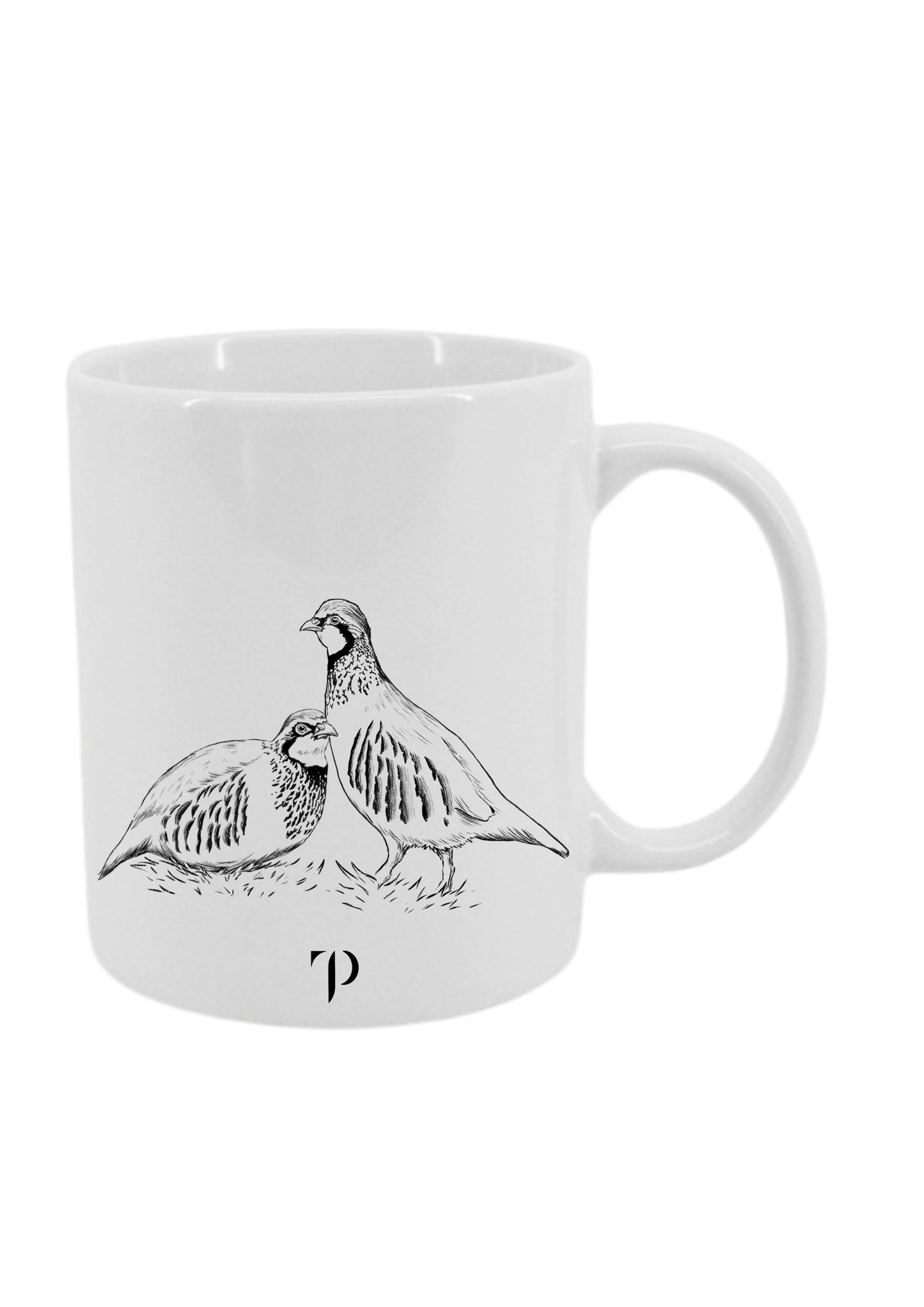 Perdices Juntas B/N - Taza