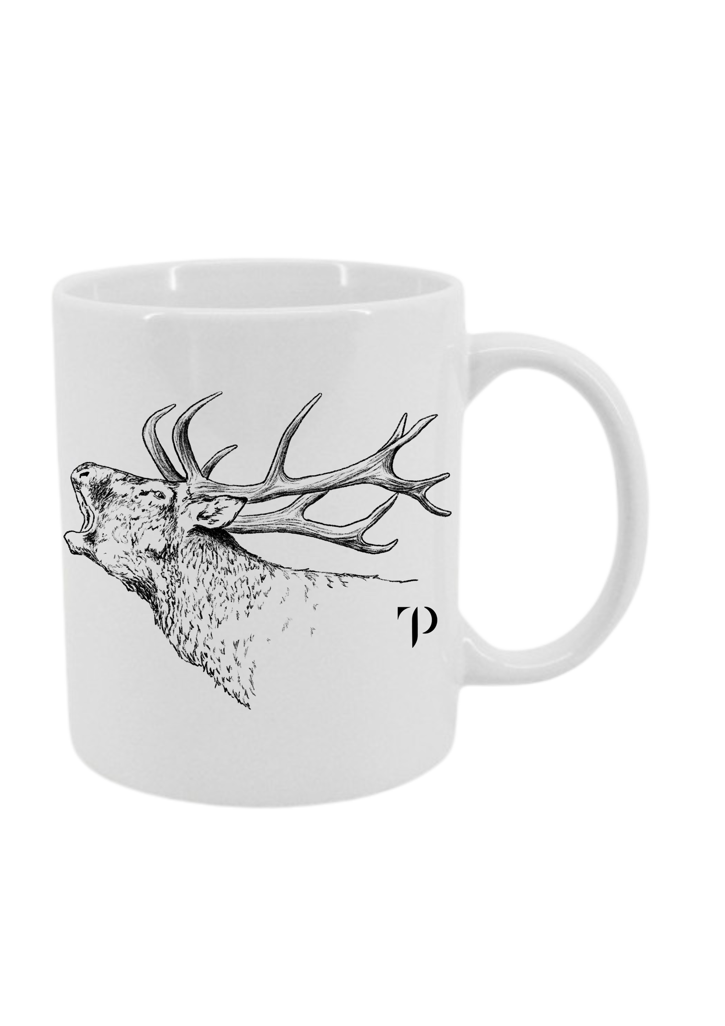 Venado en berrea B/N - Taza