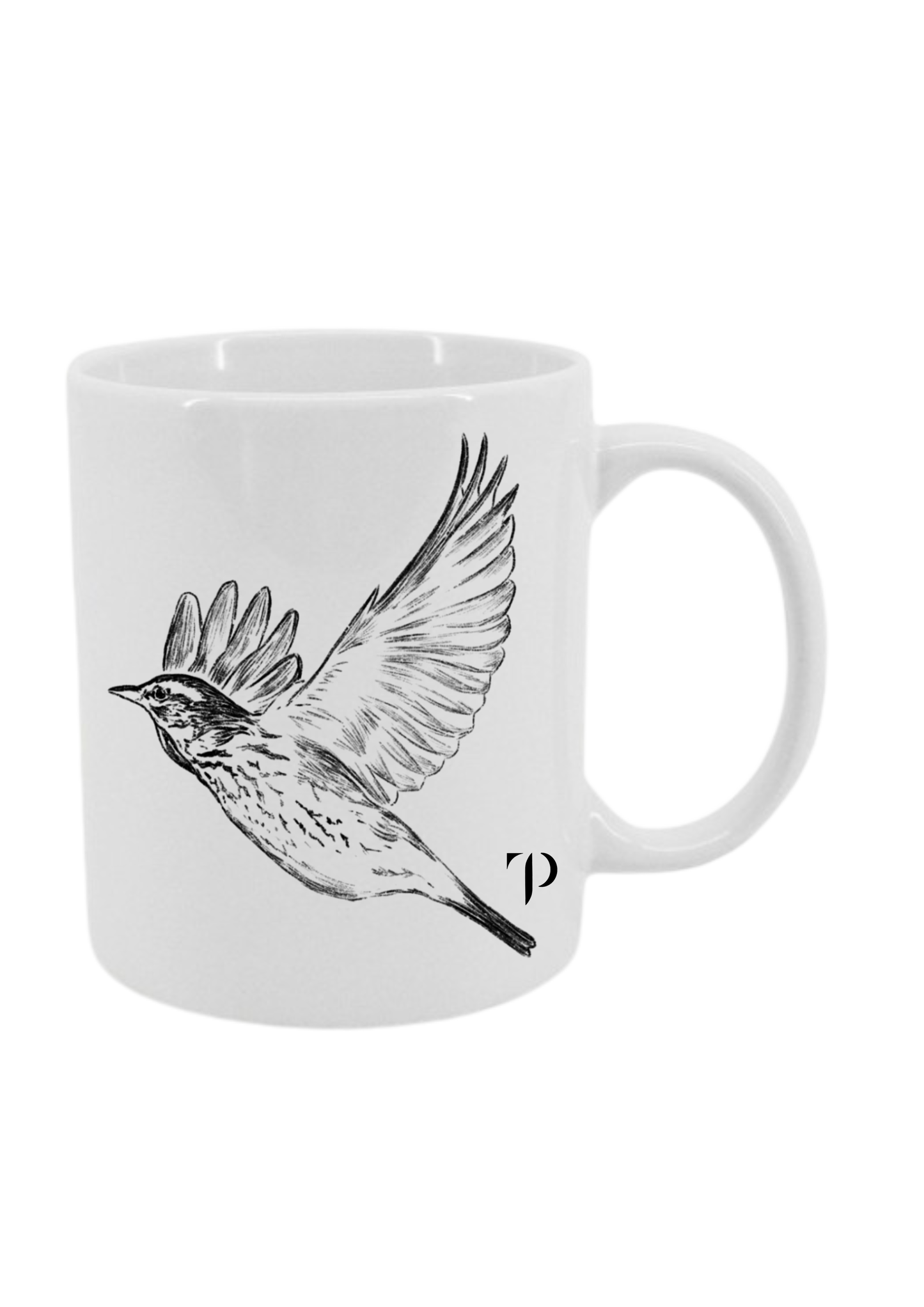 Zorzal Alirrojo B/N - Taza