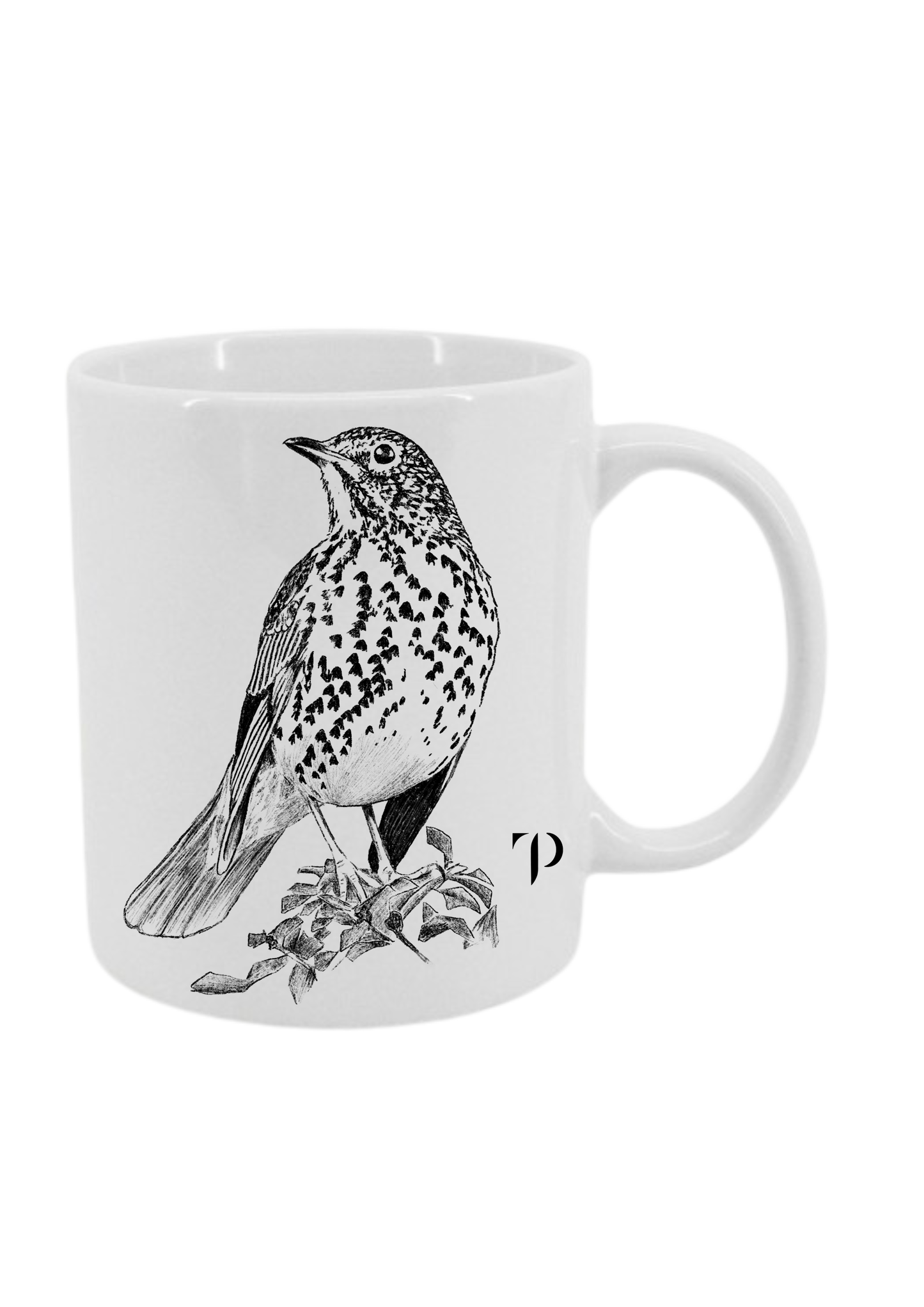 Zorzal Solo B/N - Taza