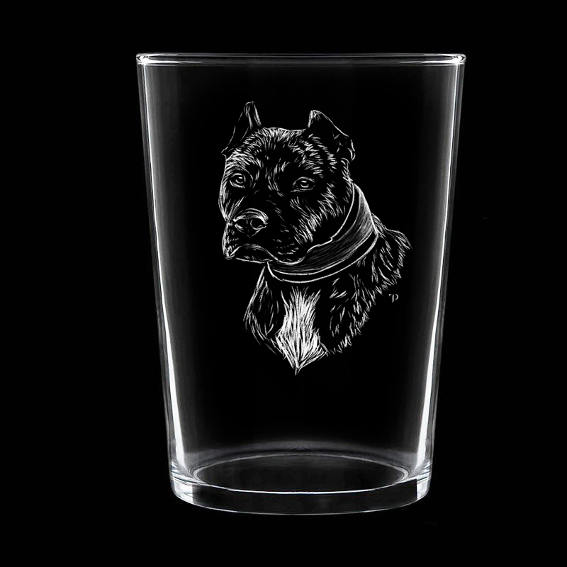 Alano N.2 - Vaso ancho de vidrio