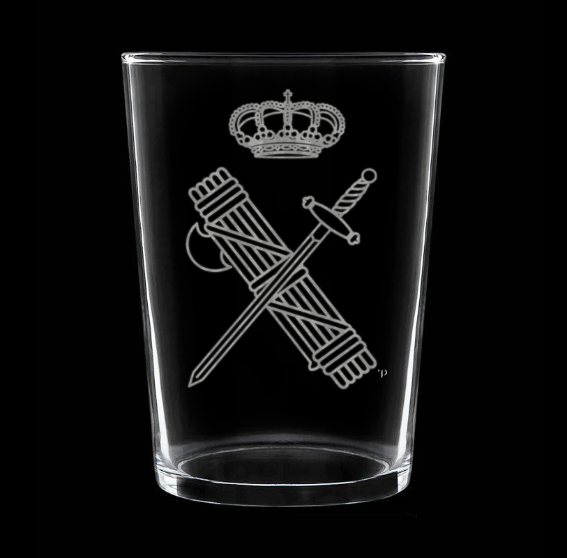 Escudo Guardia Civil - Vaso ancho de vidrio