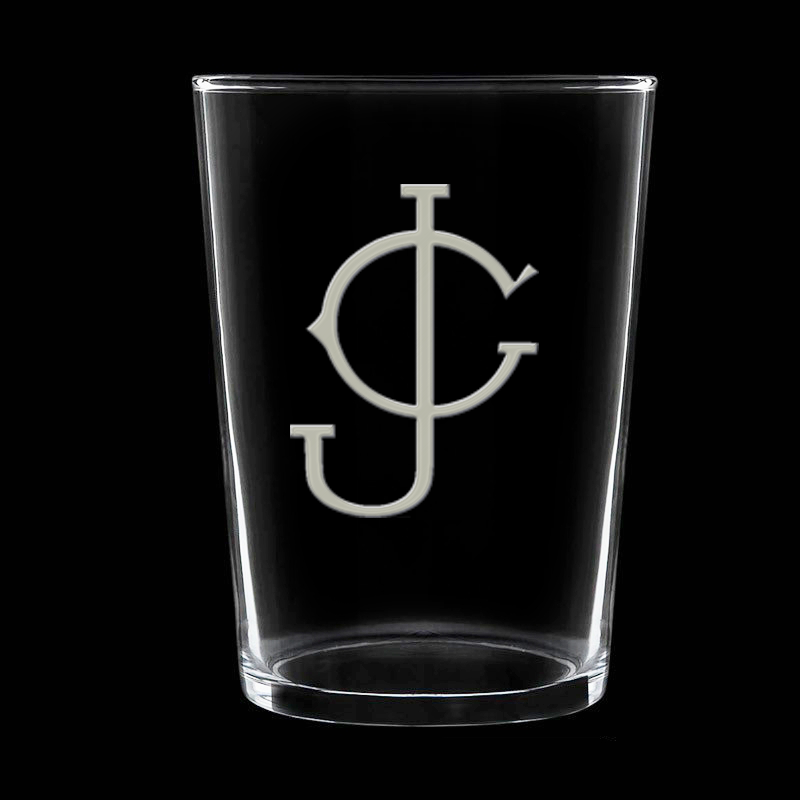 Hierro - Vaso ancho de vidrio