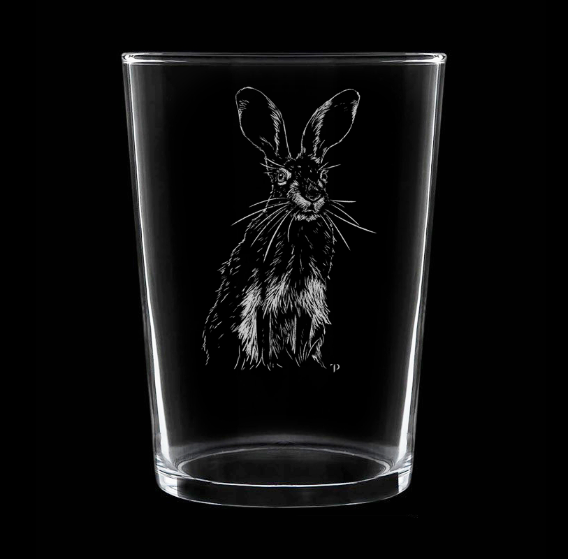 Liebre N.3 - Vaso ancho de vidrio
