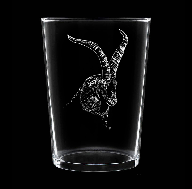 Macho Montés N.1 - Vaso ancho de vidrio