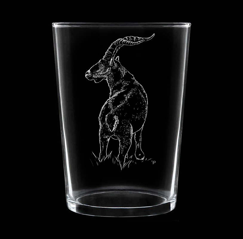 Macho Montés N.2 - Vaso ancho de vidrio