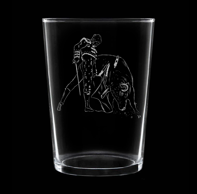 Morante - Vaso ancho de vidrio