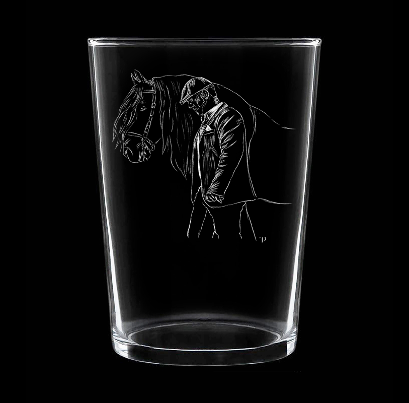 Paco Candela - Vaso ancho de vidrio