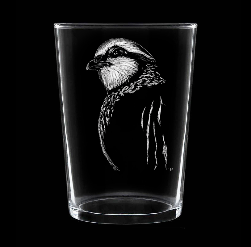 Perdiz N.1 - Vaso ancho de vidrio