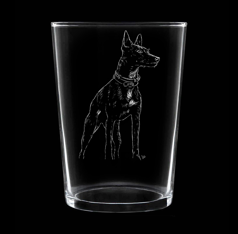 Podenco N.2 - Vaso ancho de vidrio