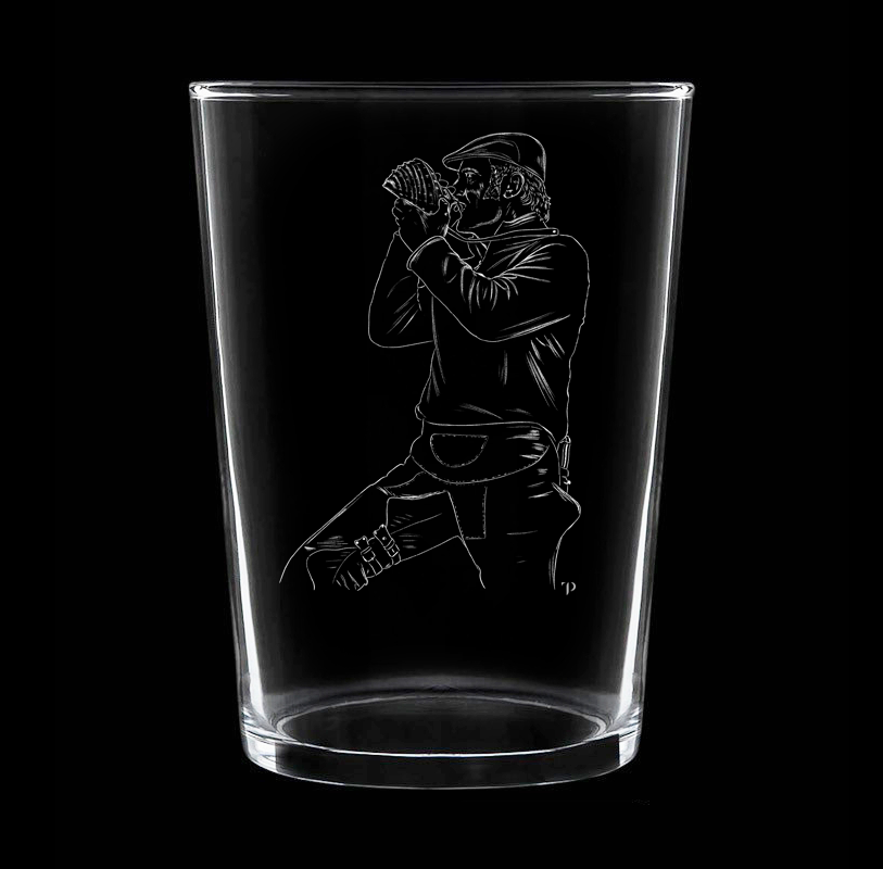 Rehalero - Vaso ancho de vidrio