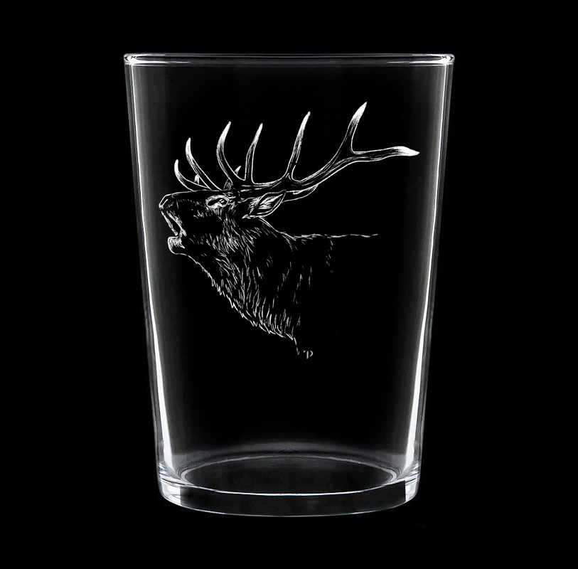 Venado N.1 - Vaso ancho de vidrio