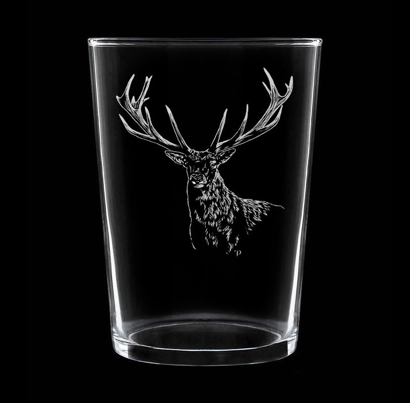 Venado N.2 - Vaso ancho de vidrio
