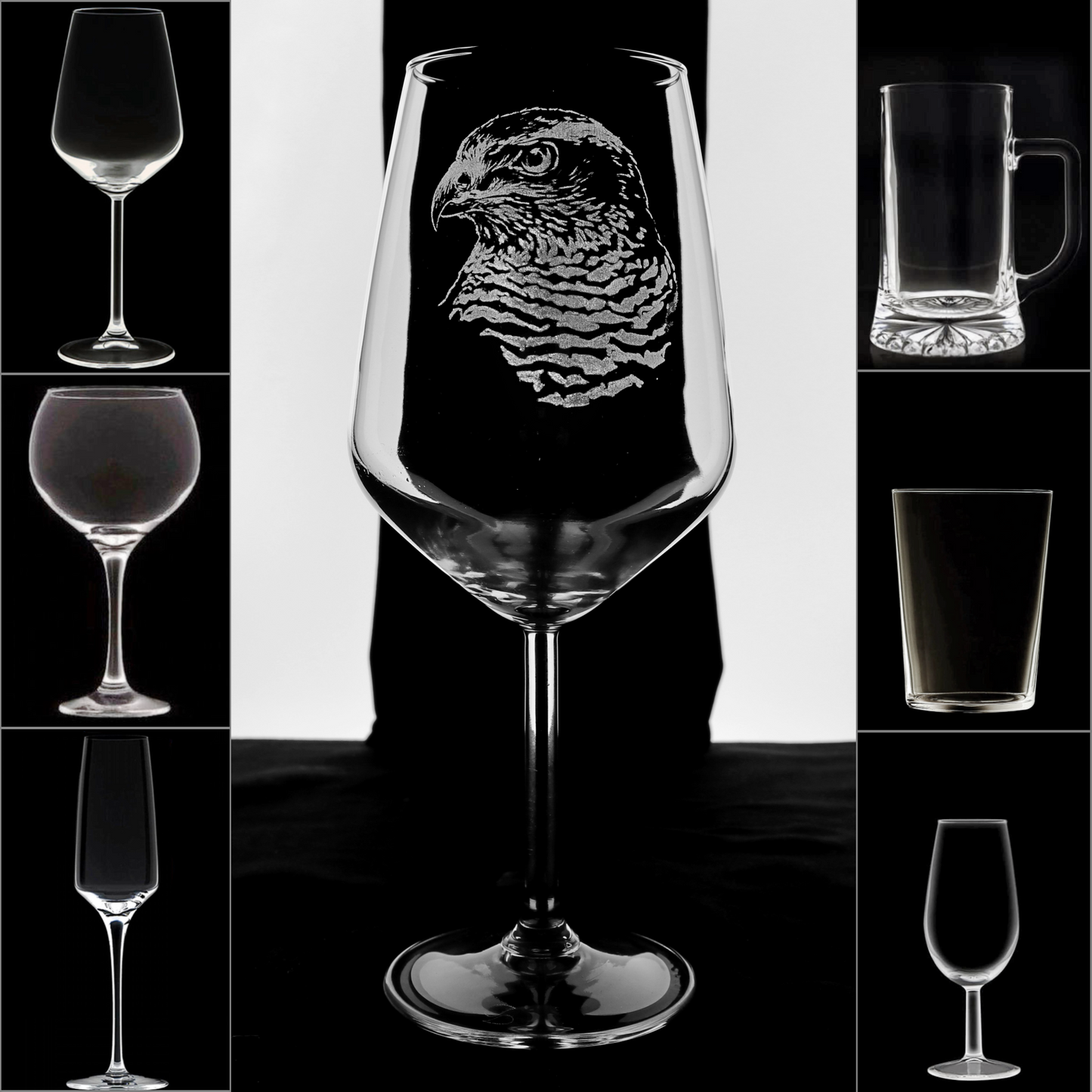 AZOR - Copa Vino Caza y + Grabados en Vidrio