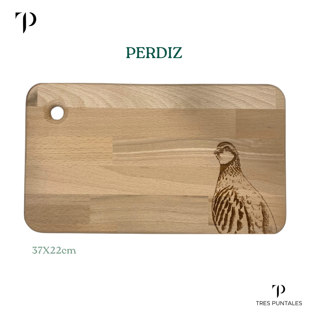 Tabla Corte/Presentación Haya 37x22cm