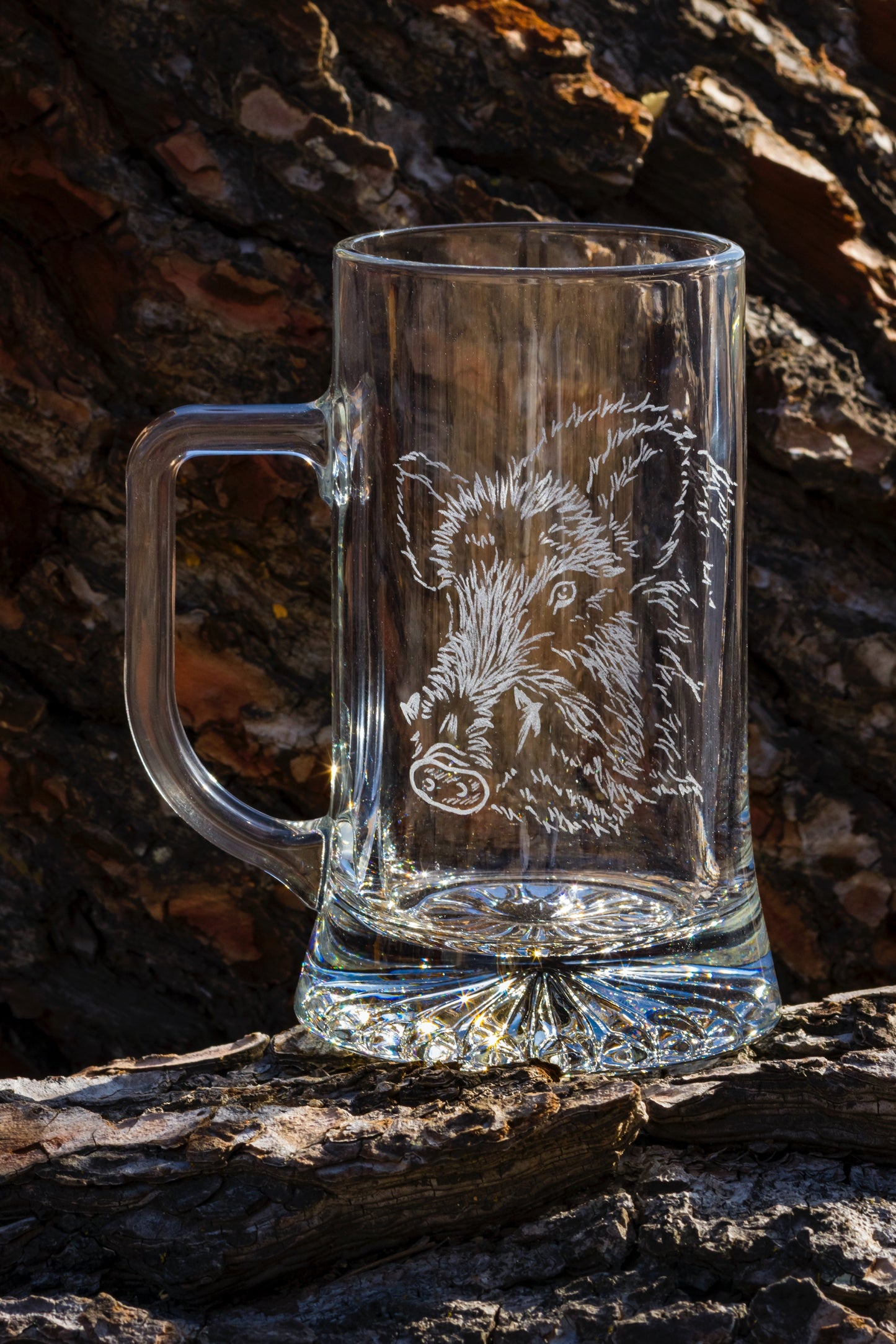 JABALÍ 1 - Copa Vino Caza y + Grabados en Vidrio