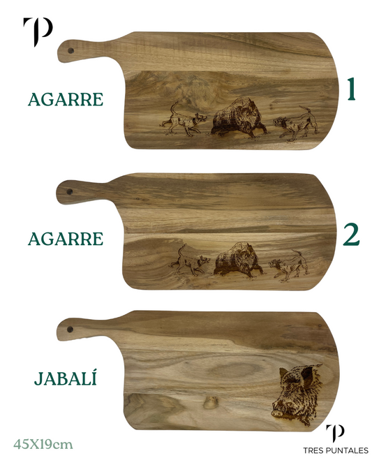 Tabla Asa Madera 45x19cm
