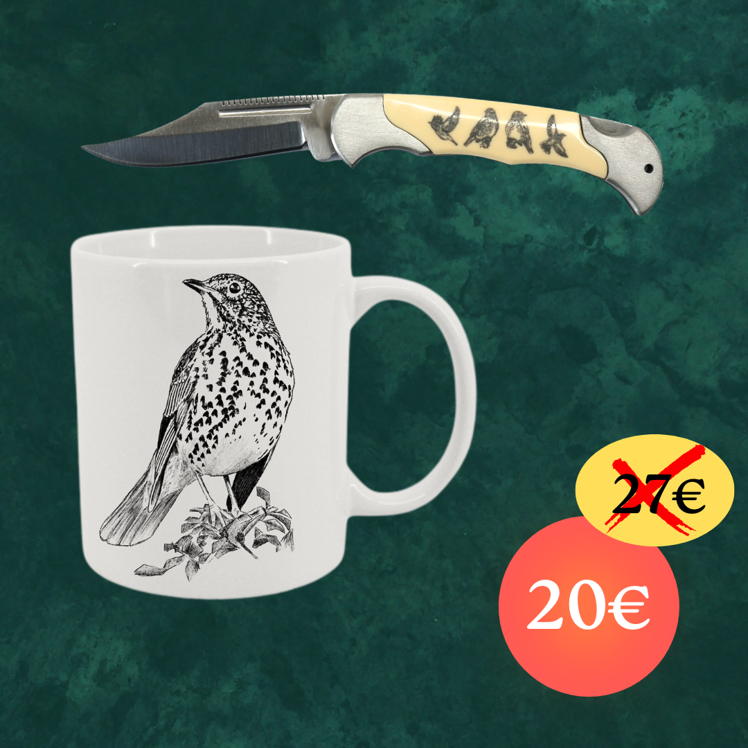 PACK NAVAJA + TAZA (diseños a elegir)