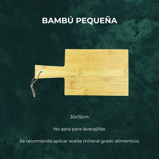 Tabla de corte pequeña de bambú - Para personalizar