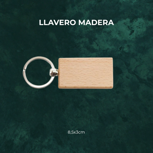 Llavero madera para personalizar