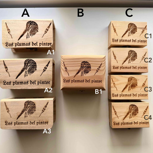 CAJA BECADA - Las Plumas del Pintor