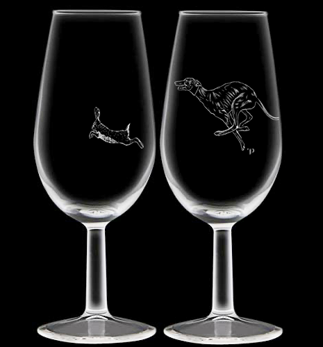 Escena Galgo y Liebre - Copa de degustación