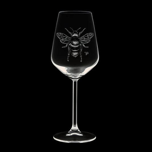 Abeja - Copa de vidrio