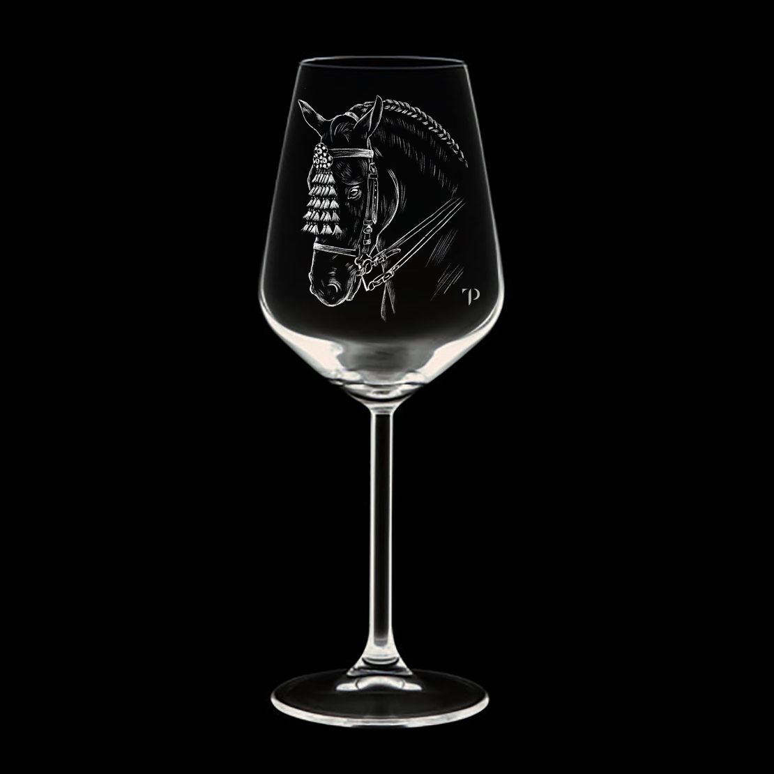 Caballo N.2 - Copa de vidrio