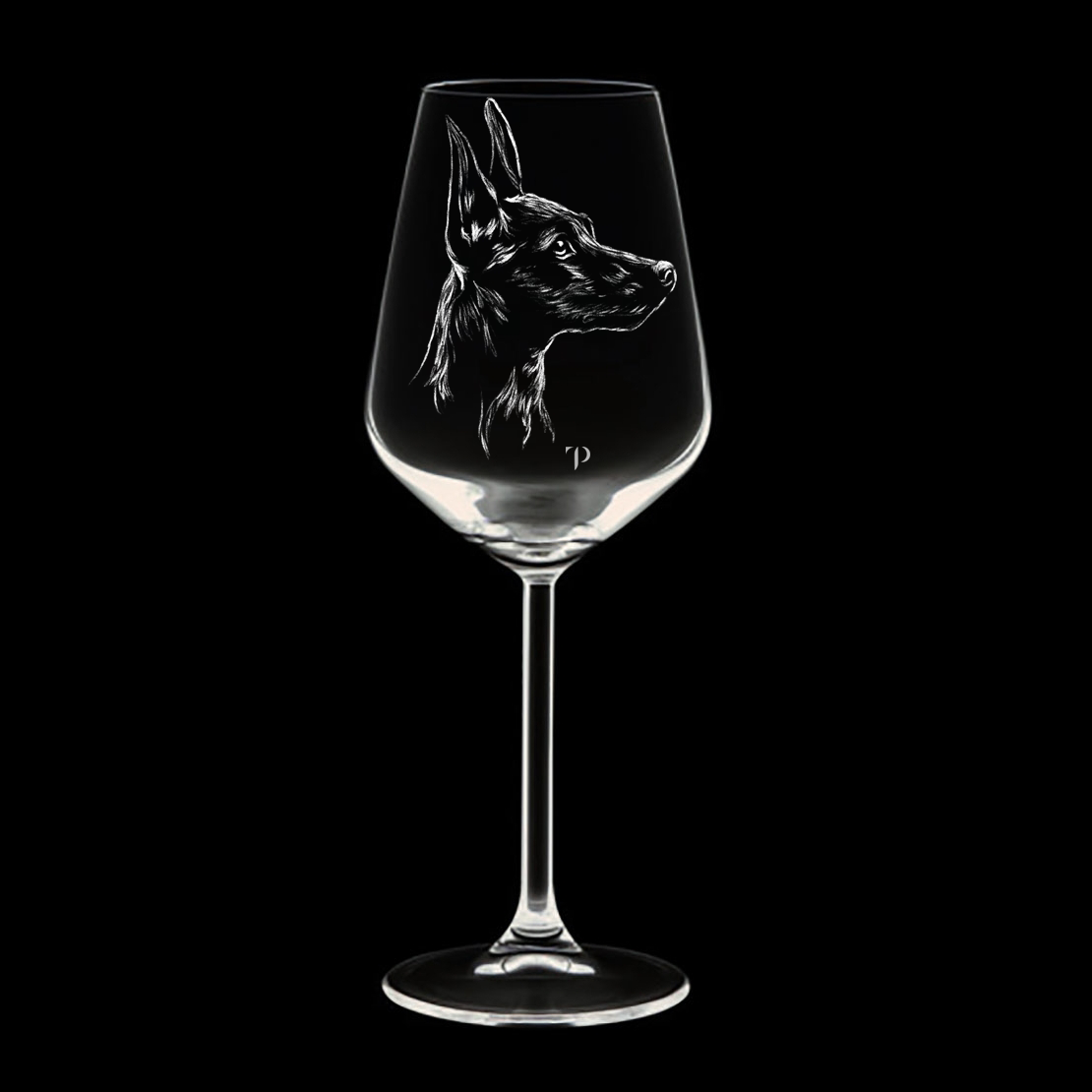 Cabeza de podenco - Copa de vidrio