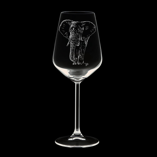 Elefante - Copa de vidrio