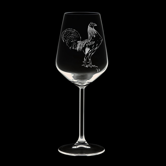 Gallo - Copa de vidrio