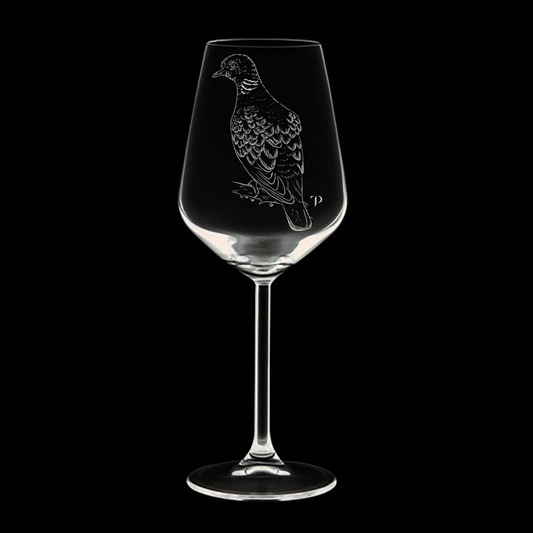 Tórtola - Copa de vidrio