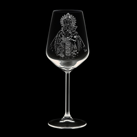 Virgen del Carmen Coronada de San Fernando - Copa de vidrio