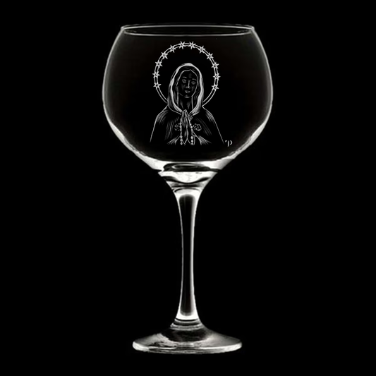 Virgen Rosa Mística - Copa de balón