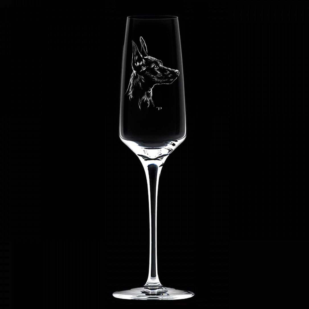 Cabeza de podenco - Copa de vidrio