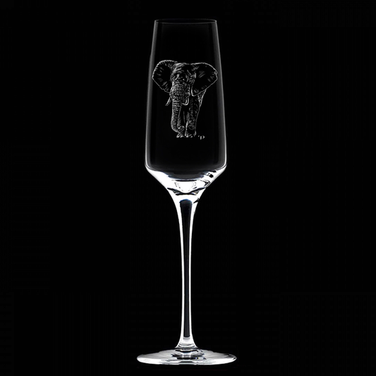 Elefante - Copa de vidrio