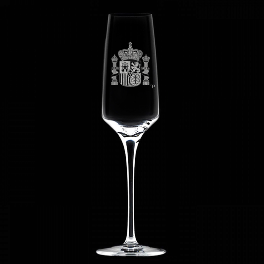 Escudo de España - Copa de vidrio