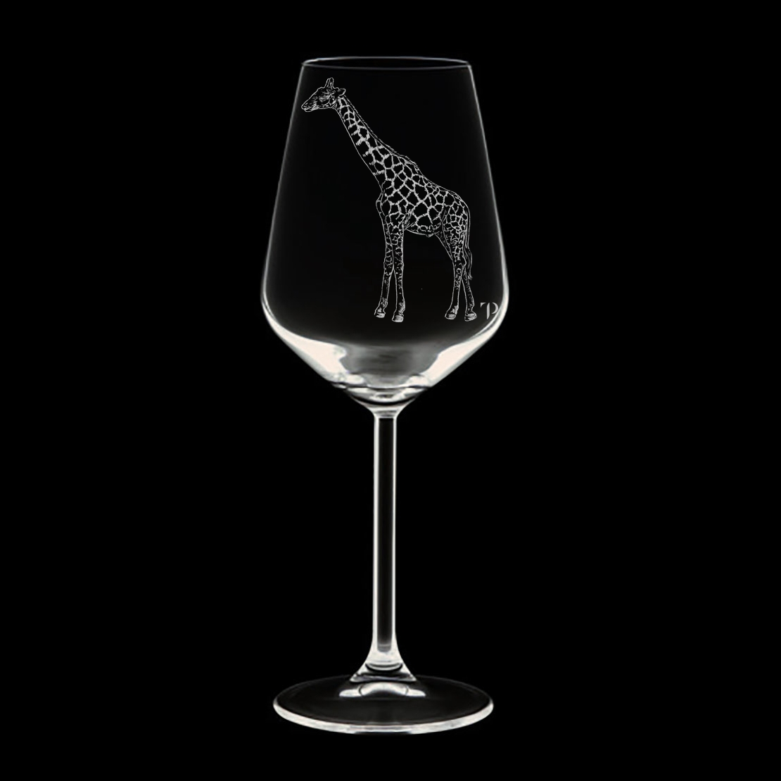 Jirafa - Copa de vidrio
