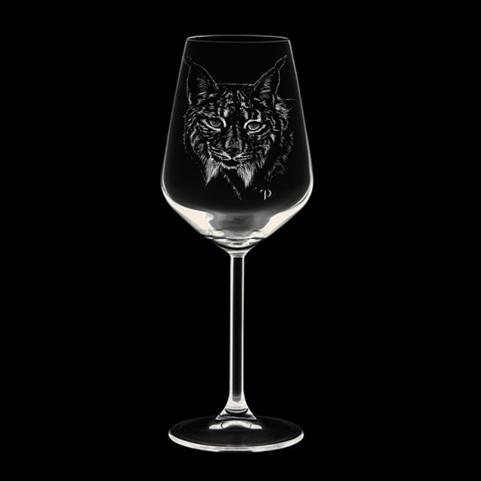 Lince Ibérico - Copa de vidrio
