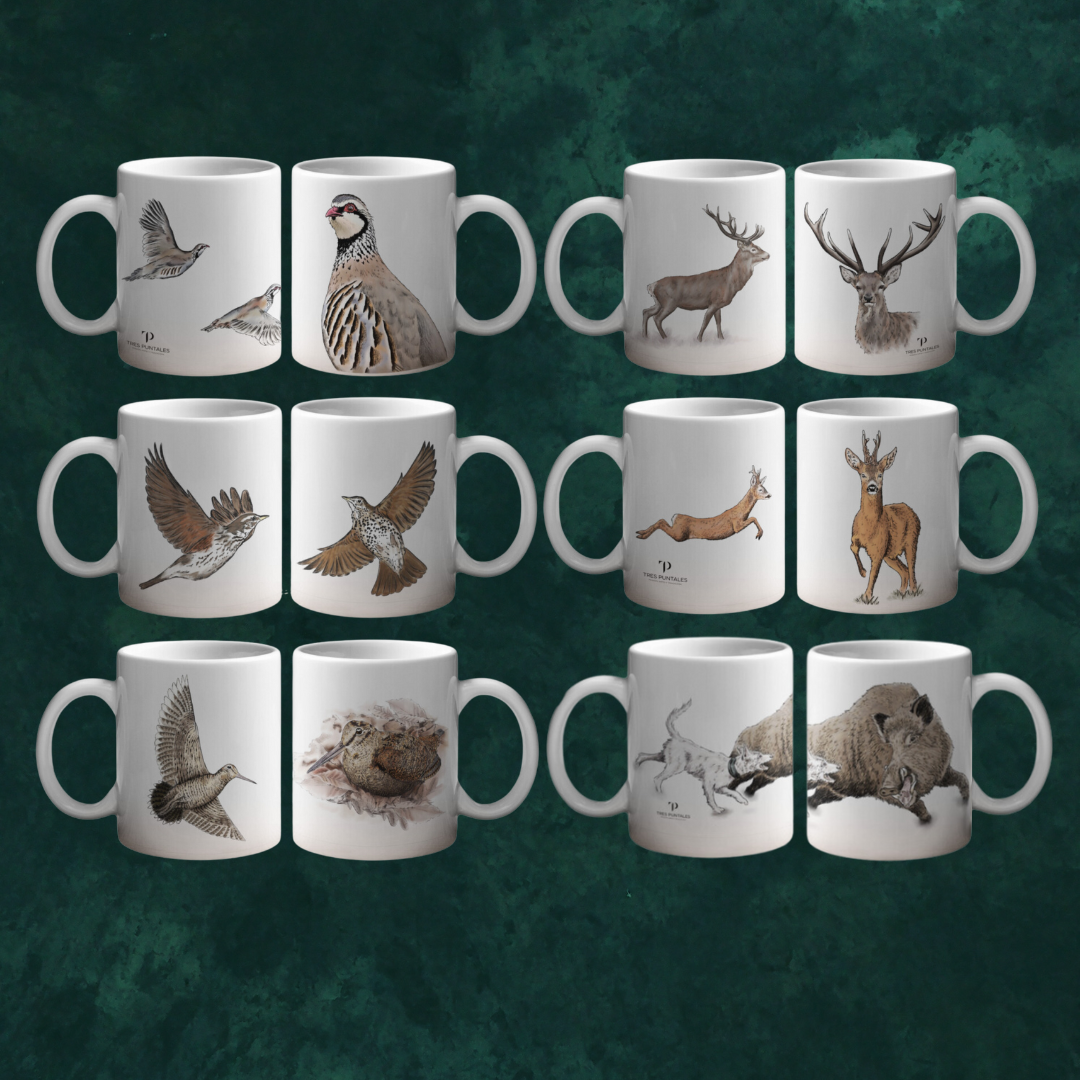 EN STOCK - Tazas Cerámica - Diseños Cinegéticos