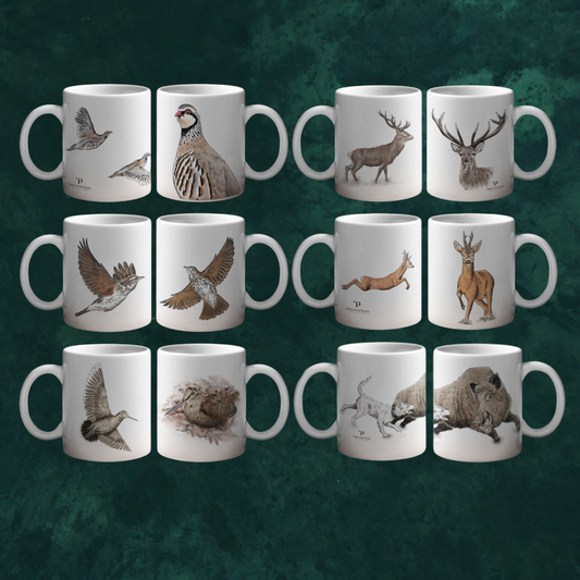 EN STOCK - Tazas Cerámica - Diseños Cinegéticos