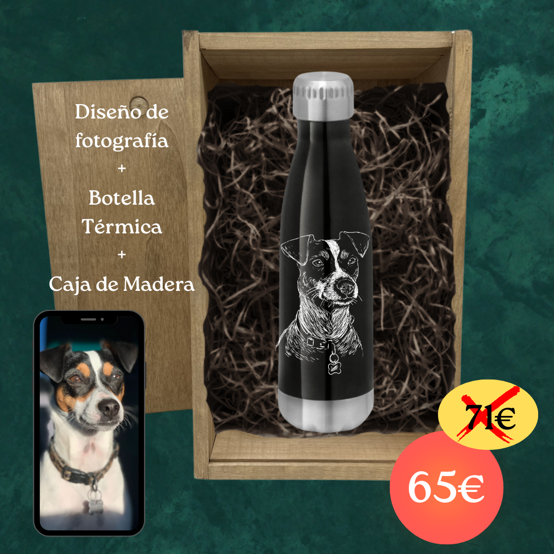 BOTELLA con DISEÑO de FOTOGRAFÍA