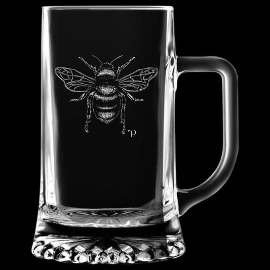 Abeja - Jarra transparente